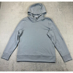 Lululemon Shift Stitch Pullover Hoodie Mens Size M Gray Waffle Knit